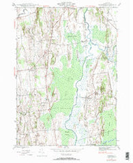 Cornwall Vermont Historical topographic map, 1:24000 scale, 7.5 X 7.5 Minute, Year 1943