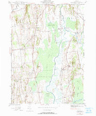 Cornwall Vermont Historical topographic map, 1:24000 scale, 7.5 X 7.5 Minute, Year 1983