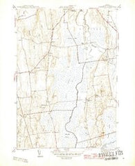 Cornwall Vermont Historical topographic map, 1:31680 scale, 7.5 X 7.5 Minute, Year 1943