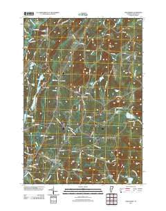 Craftsbury Vermont Historical topographic map, 1:24000 scale, 7.5 X 7.5 Minute, Year 2012