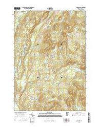 Craftsbury Vermont Current topographic map, 1:24000 scale, 7.5 X 7.5 Minute, Year 2015