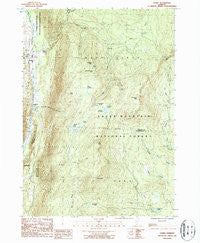 Danby Vermont Historical topographic map, 1:24000 scale, 7.5 X 7.5 Minute, Year 1986