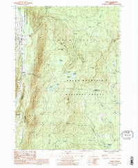 Danby Vermont Historical topographic map, 1:24000 scale, 7.5 X 7.5 Minute, Year 1986