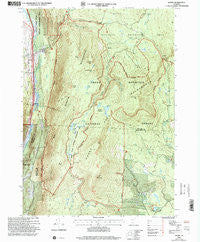 Danby Vermont Historical topographic map, 1:24000 scale, 7.5 X 7.5 Minute, Year 1997
