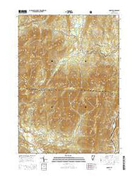 Dorset Vermont Current topographic map, 1:24000 scale, 7.5 X 7.5 Minute, Year 2015