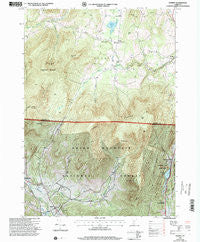 Dorset Vermont Historical topographic map, 1:24000 scale, 7.5 X 7.5 Minute, Year 1997