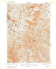 East Barre Vermont Historical topographic map, 1:62500 scale, 15 X 15 Minute, Year 1948