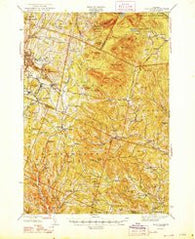 East Barre Vermont Historical topographic map, 1:62500 scale, 15 X 15 Minute, Year 1948