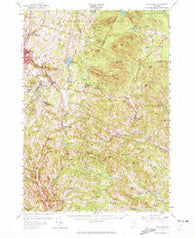 East Barre Vermont Historical topographic map, 1:62500 scale, 15 X 15 Minute, Year 1957