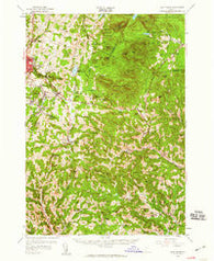 East Barre Vermont Historical topographic map, 1:62500 scale, 15 X 15 Minute, Year 1957