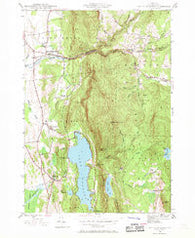 East Middlebury Vermont Historical topographic map, 1:24000 scale, 7.5 X 7.5 Minute, Year 1944