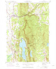 East Middlebury Vermont Historical topographic map, 1:24000 scale, 7.5 X 7.5 Minute, Year 1944