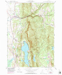 East Middlebury Vermont Historical topographic map, 1:24000 scale, 7.5 X 7.5 Minute, Year 1944