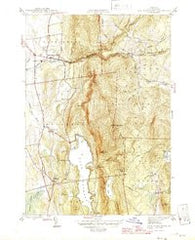 East Middlebury Vermont Historical topographic map, 1:31680 scale, 7.5 X 7.5 Minute, Year 1946