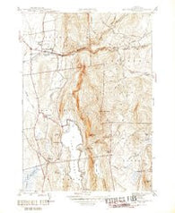 East Middlebury Vermont Historical topographic map, 1:31680 scale, 7.5 X 7.5 Minute, Year 1944