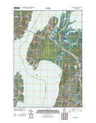 East Alburg Vermont Historical topographic map, 1:24000 scale, 7.5 X 7.5 Minute, Year 2012