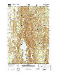 East Middlebury Vermont Current topographic map, 1:24000 scale, 7.5 X 7.5 Minute, Year 2015