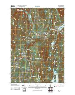Eden Vermont Historical topographic map, 1:24000 scale, 7.5 X 7.5 Minute, Year 2012