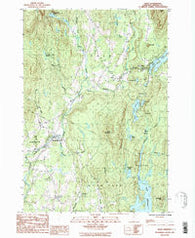 Eden Vermont Historical topographic map, 1:24000 scale, 7.5 X 7.5 Minute, Year 1986