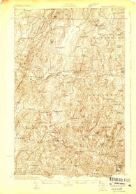 Enosburg Falls Vermont Historical topographic map, 1:48000 scale, 15 X 15 Minute, Year 1922