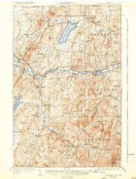 Enosburg Falls Vermont Historical topographic map, 1:62500 scale, 15 X 15 Minute, Year 1924