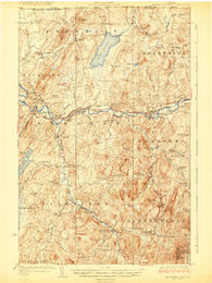 Enosburg Falls Vermont Historical topographic map, 1:62500 scale, 15 X 15 Minute, Year 1924