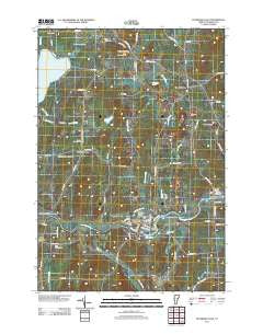 Enosburg Falls Vermont Historical topographic map, 1:24000 scale, 7.5 X 7.5 Minute, Year 2012