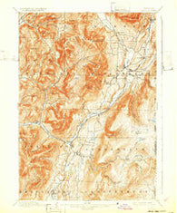 Equinox Vermont Historical topographic map, 1:62500 scale, 15 X 15 Minute, Year 1900