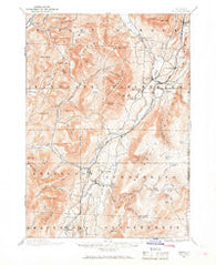 Equinox Vermont Historical topographic map, 1:62500 scale, 15 X 15 Minute, Year 1894