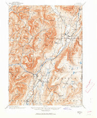 Equinox Vermont Historical topographic map, 1:62500 scale, 15 X 15 Minute, Year 1894