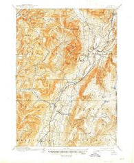 Equinox Vermont Historical topographic map, 1:62500 scale, 15 X 15 Minute, Year 1900