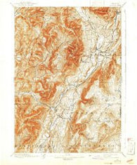 Equinox Vermont Historical topographic map, 1:62500 scale, 15 X 15 Minute, Year 1900