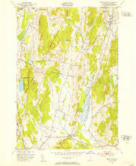 Essex Center Vermont Historical topographic map, 1:24000 scale, 7.5 X 7.5 Minute, Year 1948