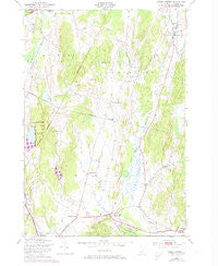Essex Center Vermont Historical topographic map, 1:24000 scale, 7.5 X 7.5 Minute, Year 1948