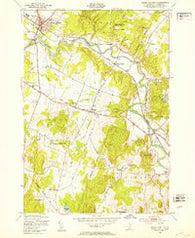 Essex Junction Vermont Historical topographic map, 1:24000 scale, 7.5 X 7.5 Minute, Year 1948