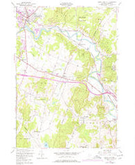 Essex Junction Vermont Historical topographic map, 1:24000 scale, 7.5 X 7.5 Minute, Year 1948