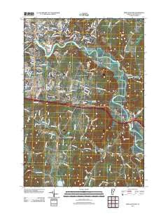 Essex Junction Vermont Historical topographic map, 1:24000 scale, 7.5 X 7.5 Minute, Year 2012