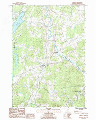 Fairfield Vermont Historical topographic map, 1:24000 scale, 7.5 X 7.5 Minute, Year 1986