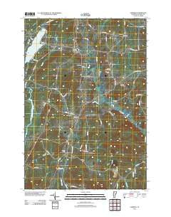 Fairfield Vermont Historical topographic map, 1:24000 scale, 7.5 X 7.5 Minute, Year 2012