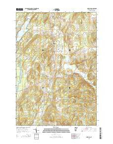 Fairfield Vermont Current topographic map, 1:24000 scale, 7.5 X 7.5 Minute, Year 2015