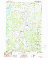 Fairfield Vermont Historical topographic map, 1:24000 scale, 7.5 X 7.5 Minute, Year 1986