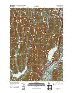 Fairlee Vermont Historical topographic map, 1:24000 scale, 7.5 X 7.5 Minute, Year 2012