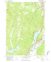 Fairlee Vermont Historical topographic map, 1:24000 scale, 7.5 X 7.5 Minute, Year 1981