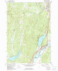 Fairlee Vermont Historical topographic map, 1:24000 scale, 7.5 X 7.5 Minute, Year 1981