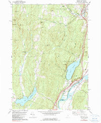 Fairlee Vermont Historical topographic map, 1:24000 scale, 7.5 X 7.5 Minute, Year 1981