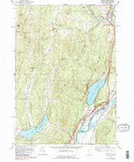 Fairlee Vermont Historical topographic map, 1:24000 scale, 7.5 X 7.5 Minute, Year 1981