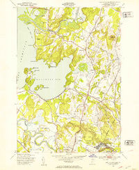 Fort Ethan Allen Vermont Historical topographic map, 1:24000 scale, 7.5 X 7.5 Minute, Year 1948