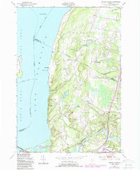 Georgia Plains Vermont Historical topographic map, 1:24000 scale, 7.5 X 7.5 Minute, Year 1948