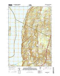 Georgia Plains Vermont Current topographic map, 1:24000 scale, 7.5 X 7.5 Minute, Year 2015