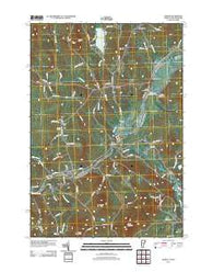 Gilman Vermont Historical topographic map, 1:24000 scale, 7.5 X 7.5 Minute, Year 2012